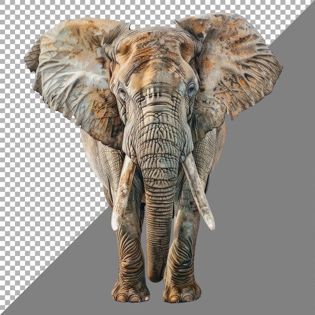 Elephant alpha background