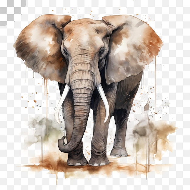 Elephant elephant watercolor painting - elephant in the jungle png download