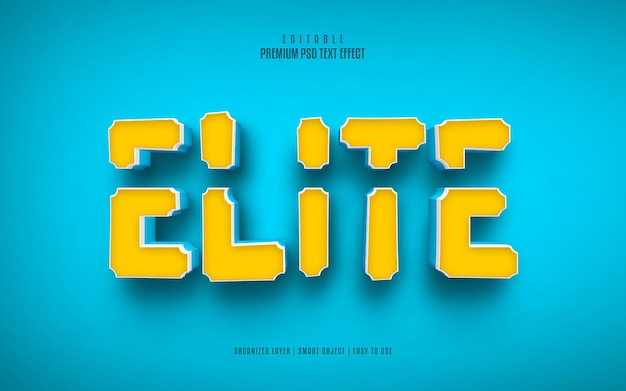 PSD elite editable premium psd text effect