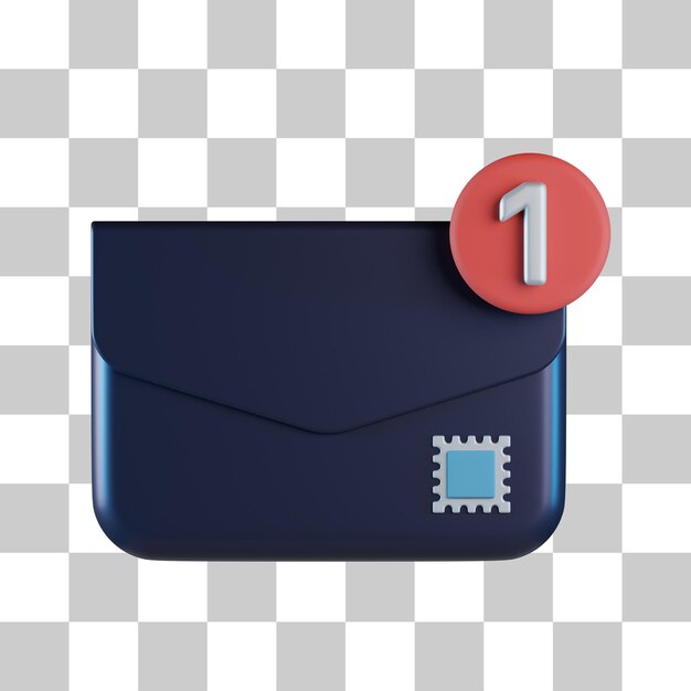 Email Notification 3D Icon