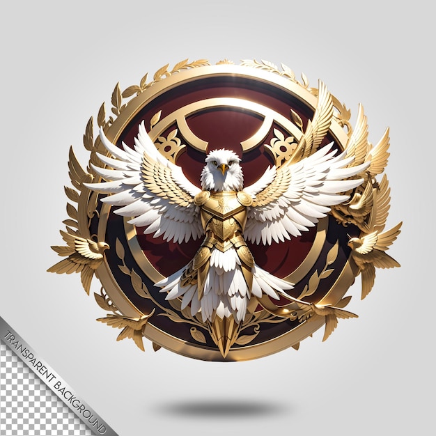 PSD emblem transparent background