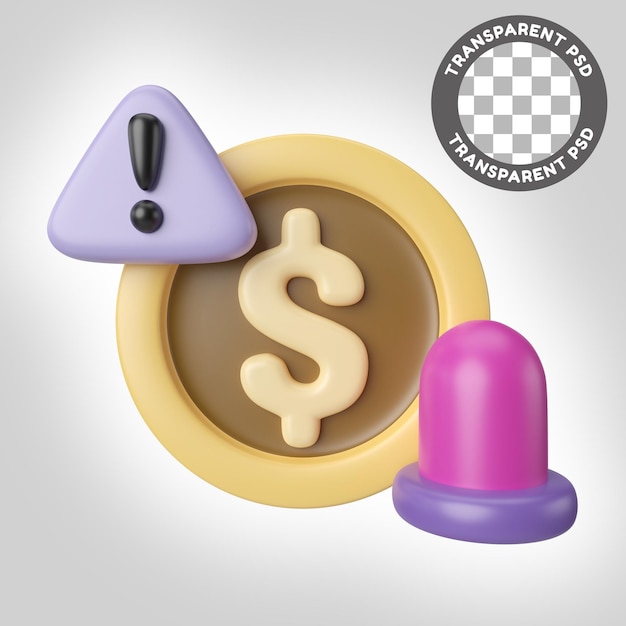 Emergency Fund 3D Illustration Icon