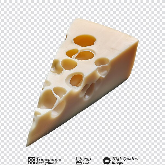 PSD emmental isolated on transparent background