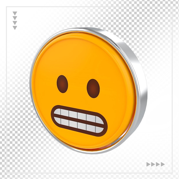 emoji grimacing silver styles