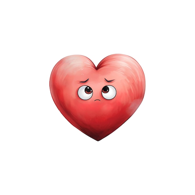 Emotive Love Valentine Heart Emoji A Festive Digital Expression for Your Valentines Day