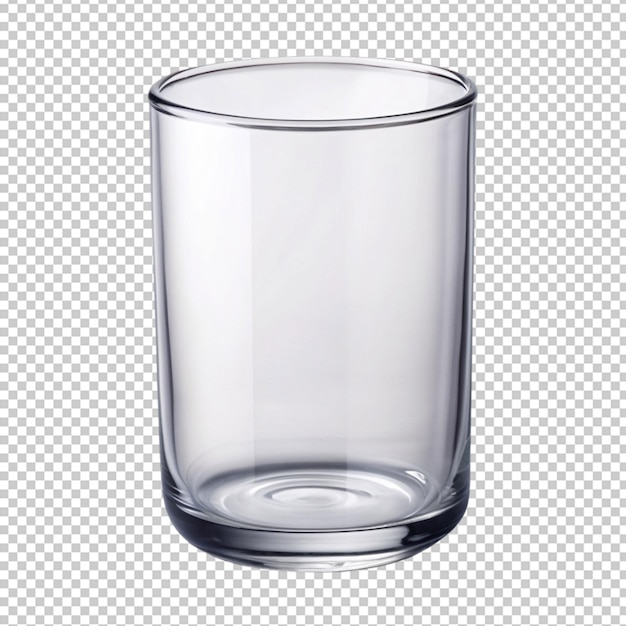 PSD empty collins glass isolated