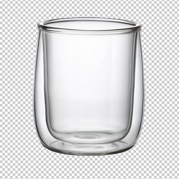 PSD empty collins glass isolated