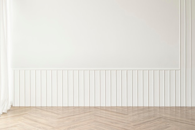 PSD empty room wall mockup psd minimal interior design