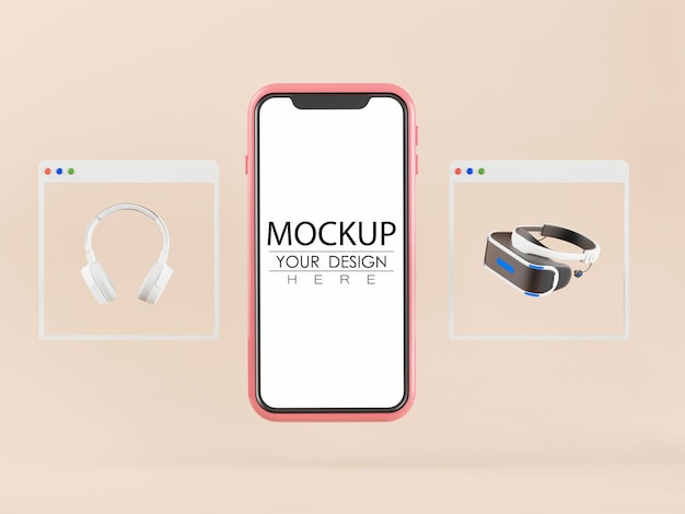 Empty screen Smartphone Mockup