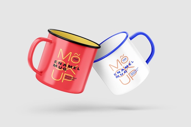 Enamel Mug Mockup