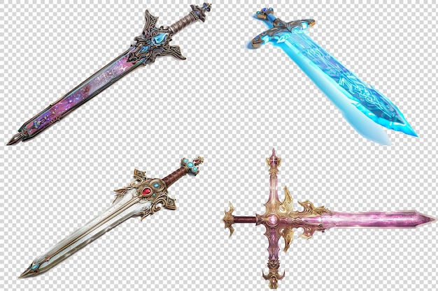 PSD enchanted sword a sword imbued with magical prop