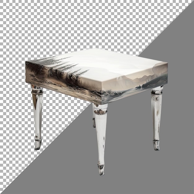 End table alpha background