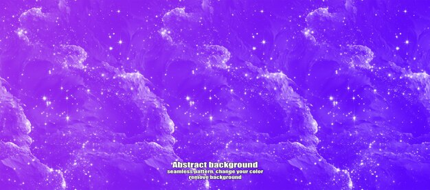 Endless Seamless lightning and star abstraction with Isolated Texture Colorful Background