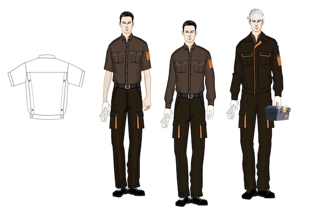 PSD engineer unifrom concept workwear