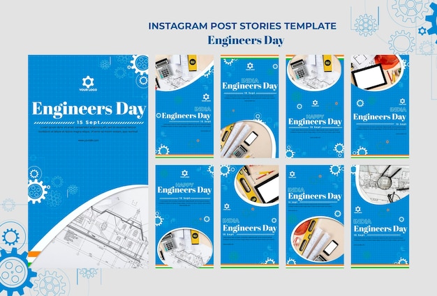 PSD engineers day instagram stories