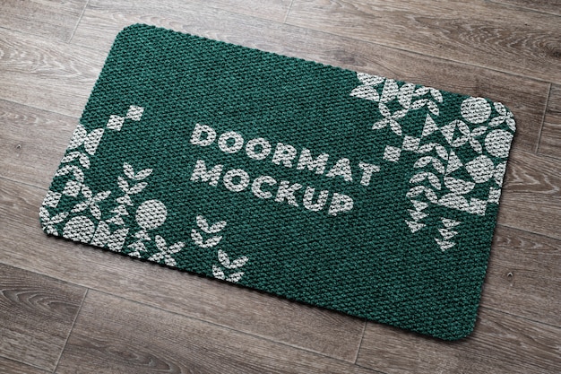 Entrance doormat mockup