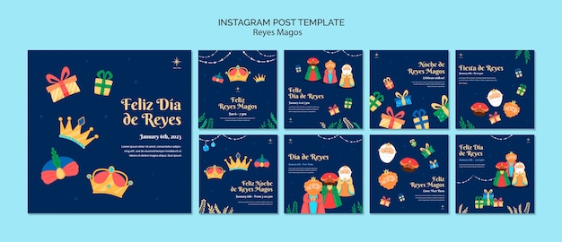 Epiphany day template design