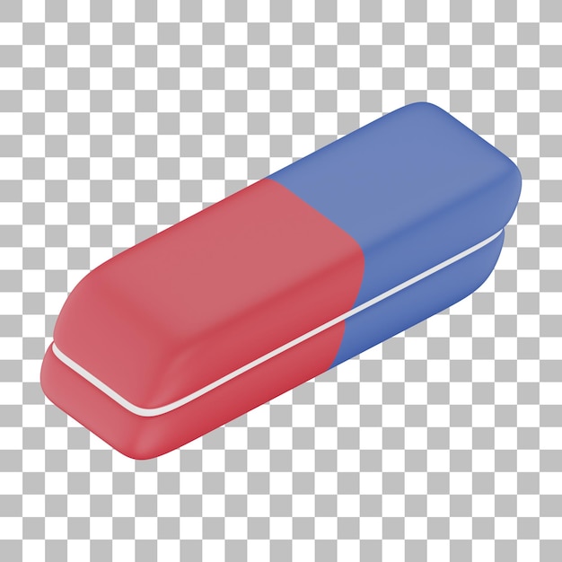 Eraser 3D Illustration