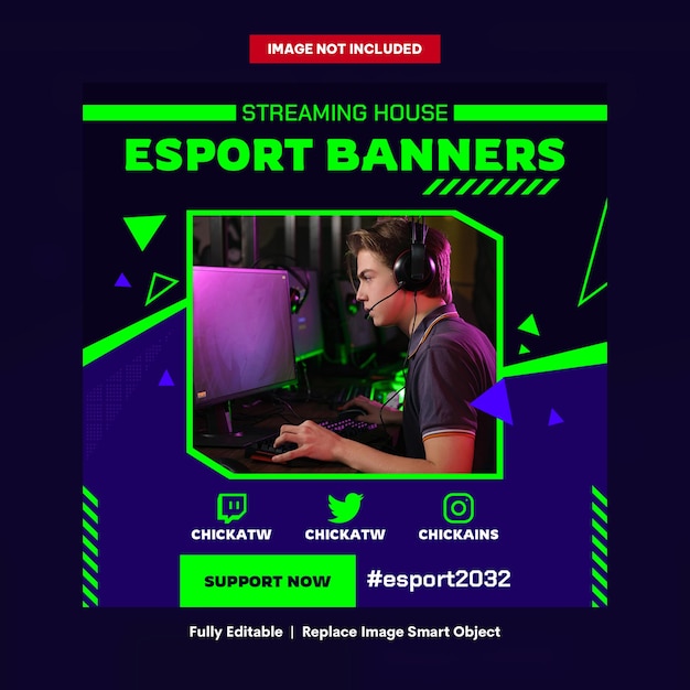 eSport Socials Template