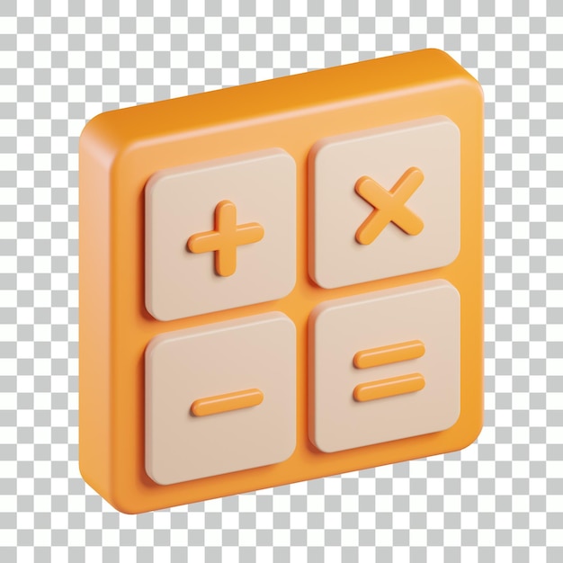 Estimation Calculation 3D Icon