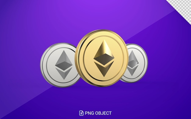 Ethereum Icon 3d Cryptocurrency Coin Visualization