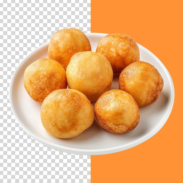 Ethiopian crunchy snack isolated on transparent background