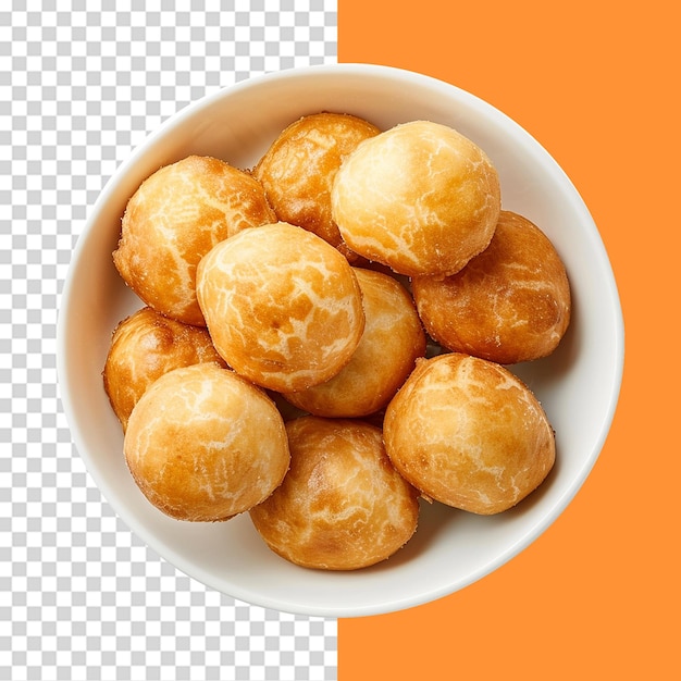 Ethiopian crunchy snack isolated on transparent background