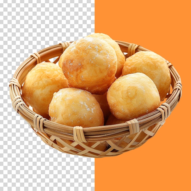 Ethiopian crunchy snack isolated on transparent background