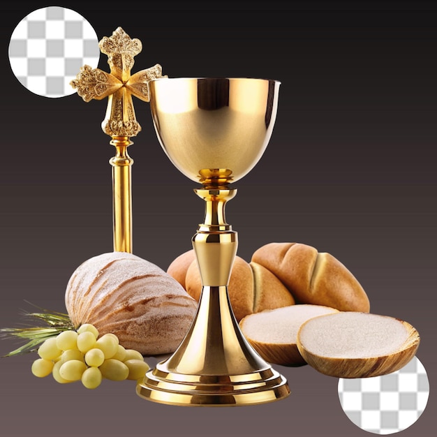 eucharist isolated on transparent background