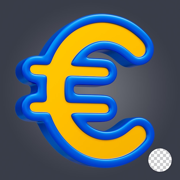 Euro 3d icon