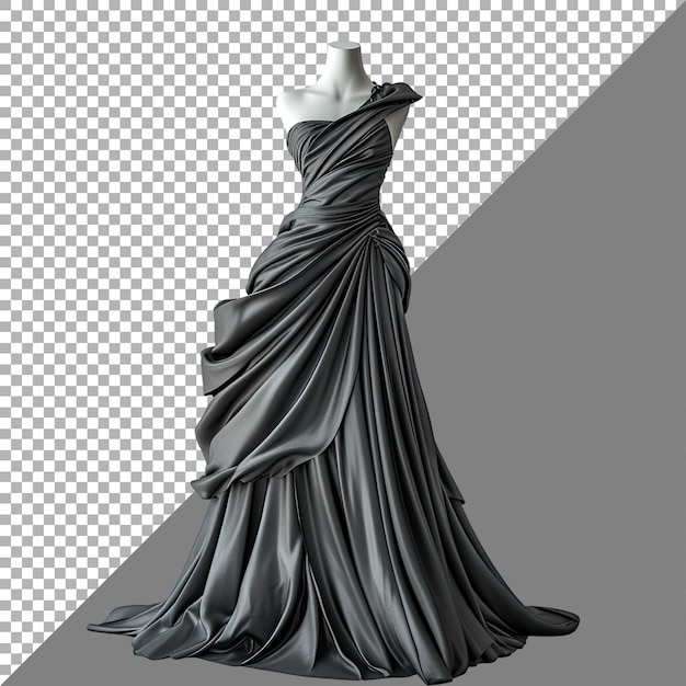 evening gown no background