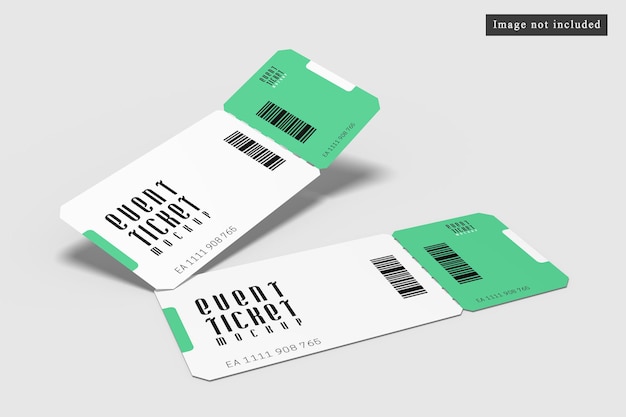 Event Ticket Mockup