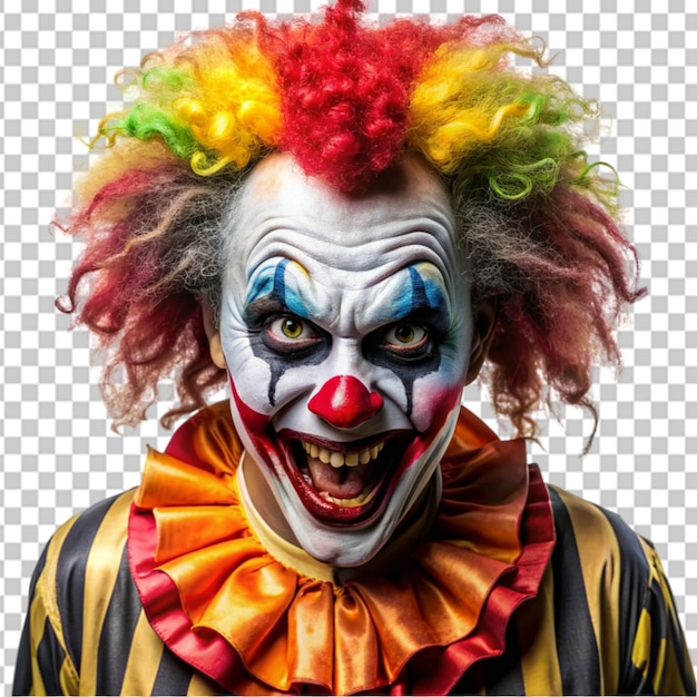 evil clown Transparent background