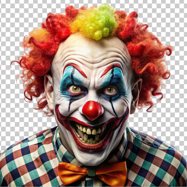 PSD evil clown transparent background