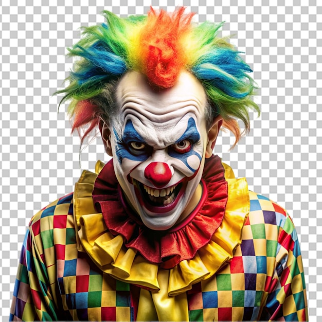 evil clown Transparent background