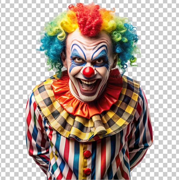 evil clown Transparent background