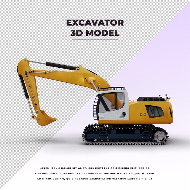 excavator tractor