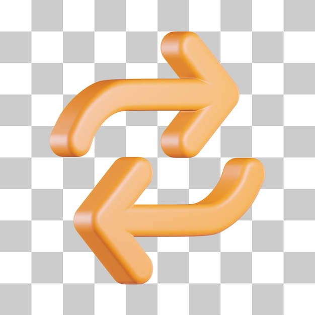 Exchange Arrow 3D Icon