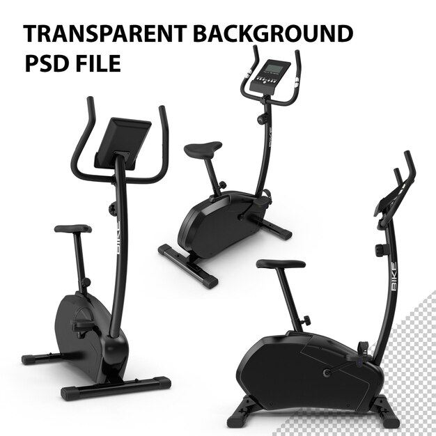 PSD exercise bike png