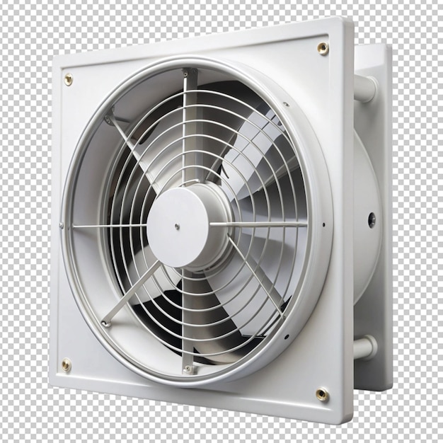 PSD exhaust fan isolated on transparent background