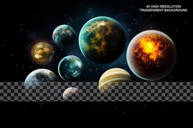 Exoplanet ology The study of exoplanets including their deal on transparent background