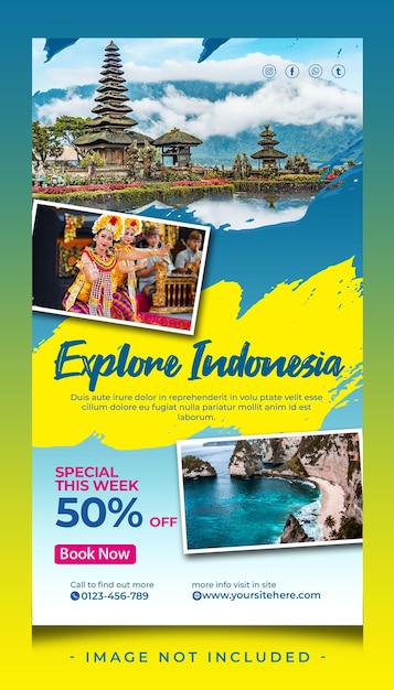 Explore indonesia for instagram story vertical