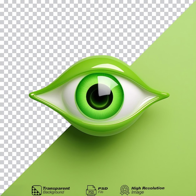 Eye Of Horus Green isolated on transparent background