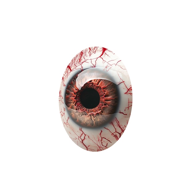 Eye iris isolated