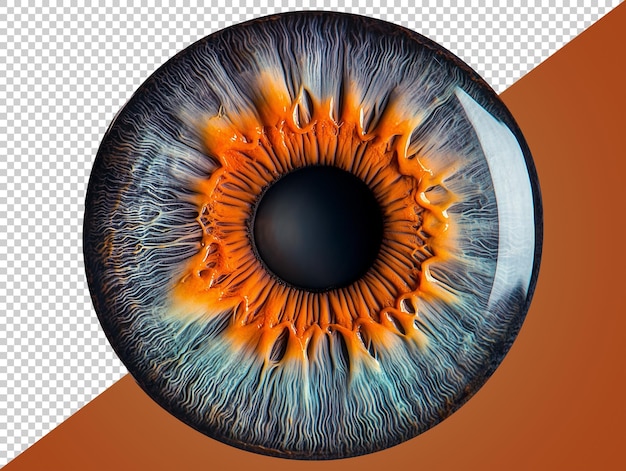 PSD eyeball with transparent background