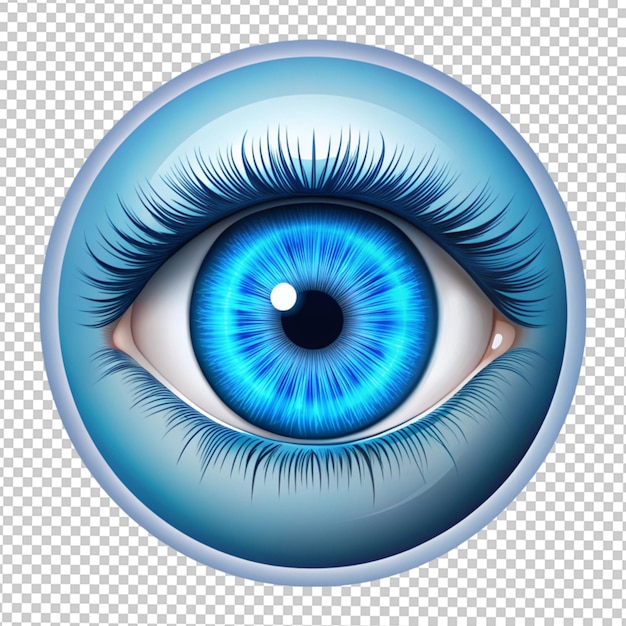 PSD eyeballs blue eyes logo