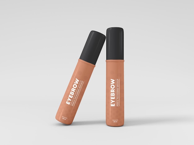 Eyebrow Pencil Packaging Mockup