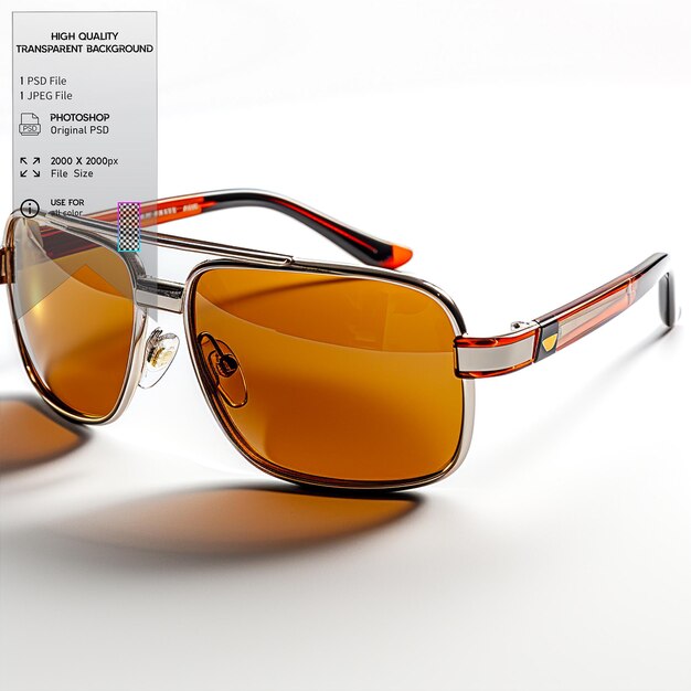 Eyewear for Vision CorrectionOn transparent background