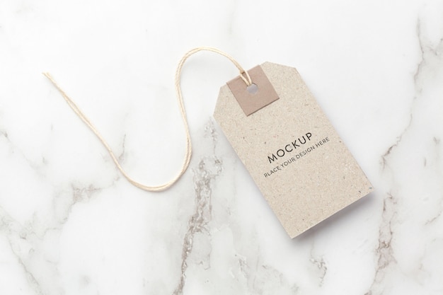 Fabric clothing labels mockup