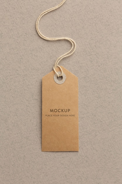 Fabric clothing labels mockup